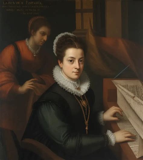 Lavinia Fontana Autoportretas prie klavichordo
