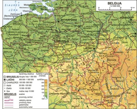 Belgijos prancūzakalbių bendruomenės žemėlapis