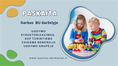 darbas grupėje darželyje