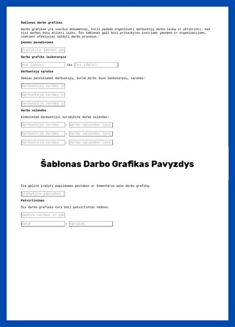 Mokesčių mokėjimo kalendoriaus pavyzdys