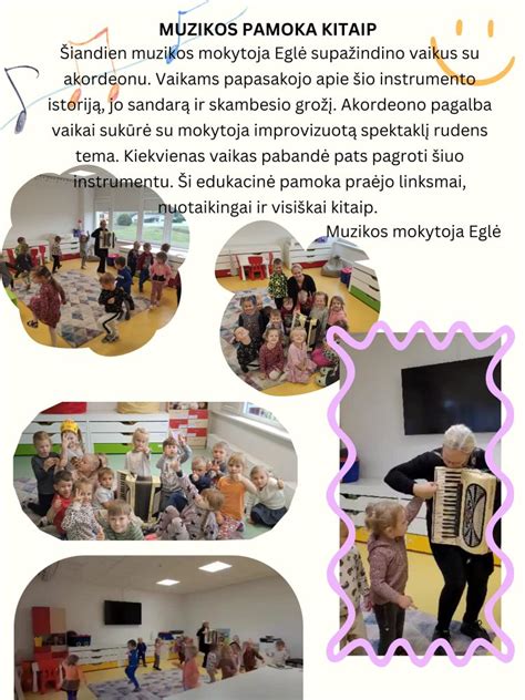 Muzikos pamoka su vaikais