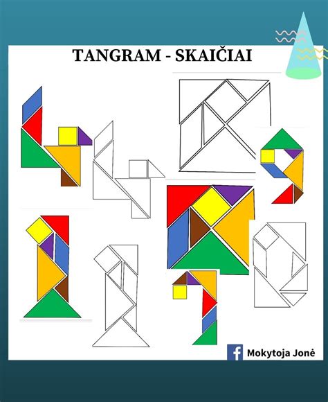 Tangram figūrėlės