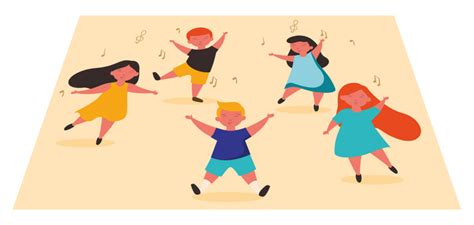 vaikai šoka diskotekoje