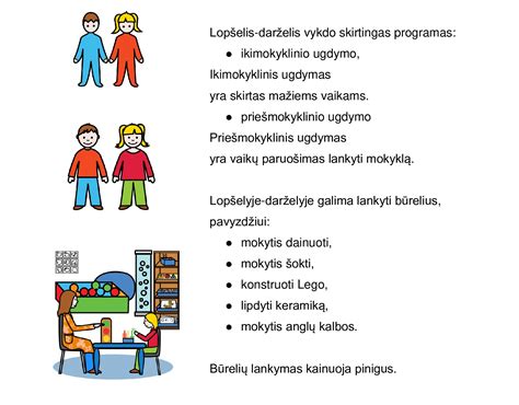 vaizdinė informacija apie vaikų darželio interneto svetainės naudojimą