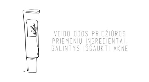 Odos priežiūros ingredientai