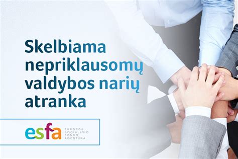 Europos socialinio fondo agentūros logotipas arba švietimo paramos schema