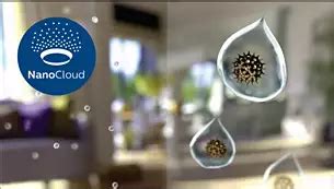 oro drėkintuvo techninė schema su NanoCloud technologija