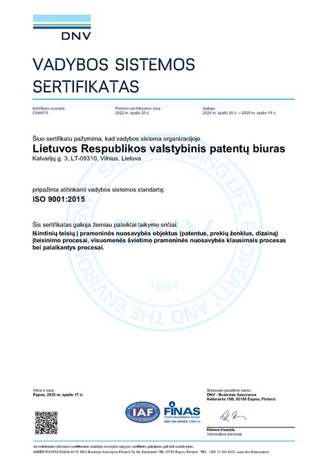 Lietuvos patentų biuro logotipo pavyzdys