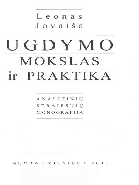 Ugdymo proceso etapai