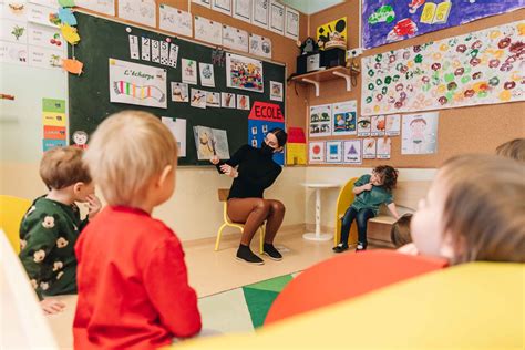 Interjero nuotrauka prancūziško darželio klasės