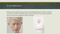 Albinizmo genetinės priežastys