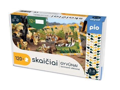 Dėlionė su gyvūnais, lavinanti loginį mąstymą