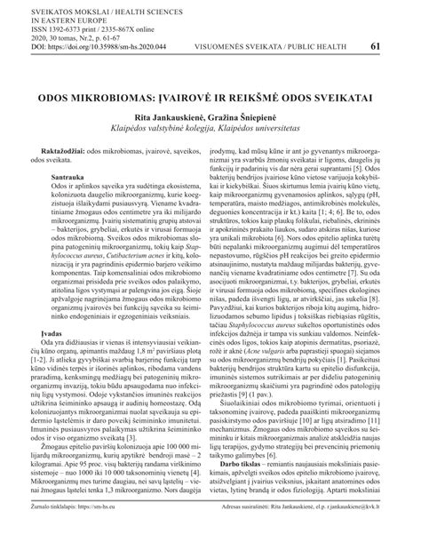 Sveikos ir subalansuotos odos mikrobiomo schema