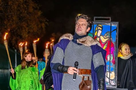 Šv. Martyno dienos žibintų eisena