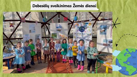 Vaikai švenčia Žemės dieną