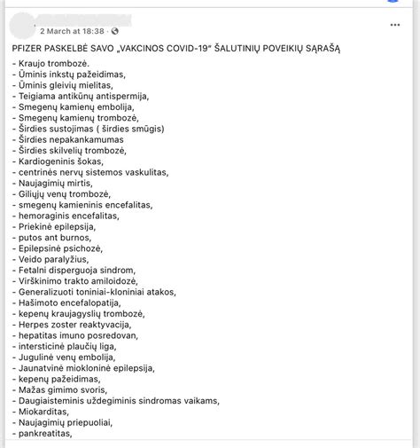 Šalutinių poveikių infografika