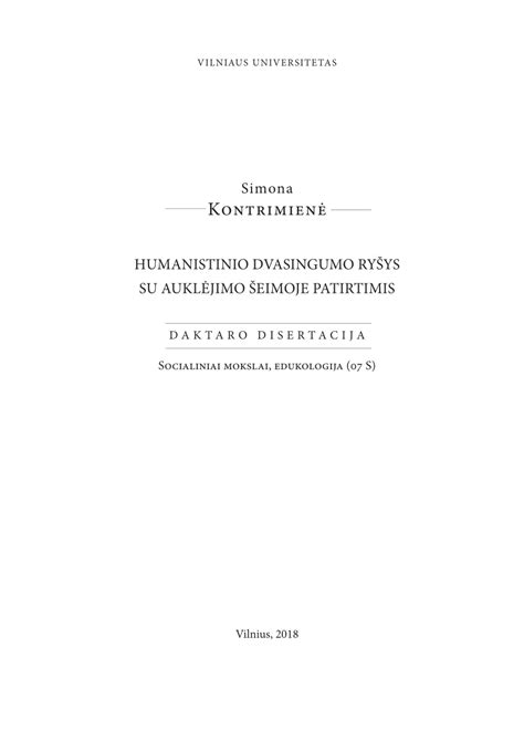 Humanistinio dvasingumo modelio komponentai