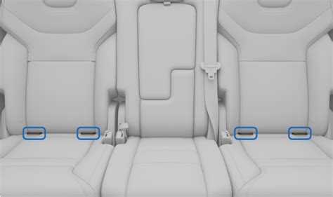 schema rodanti ISOFIX tvirtinimo taškus ir stabilizuojančią koją