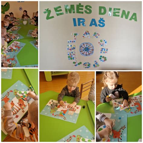 Vaikai dirba prie projektinės veiklos