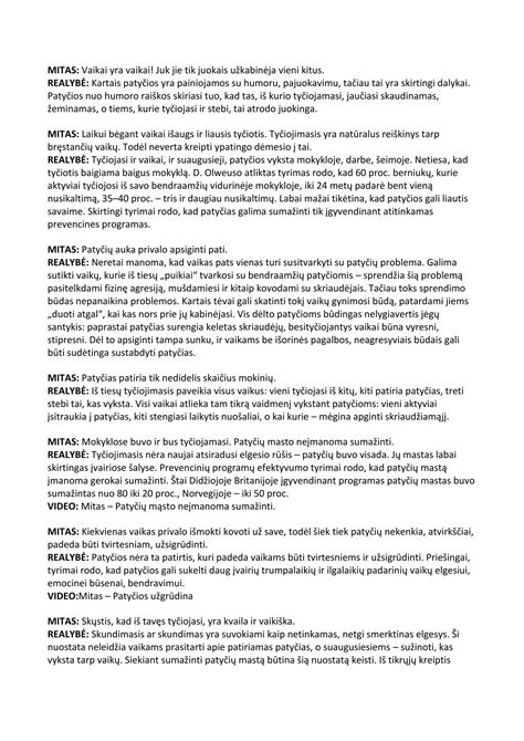 Mitai ir realybė apie vyresnių vaikų globą