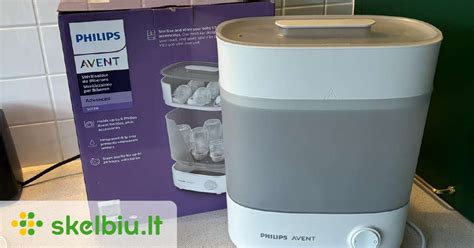 Philips Avent sterilizatorius ant virtuvės stalviršio