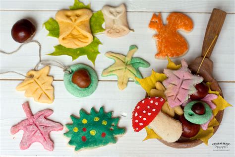 vaikiški darbeliai iš druskos tešlos