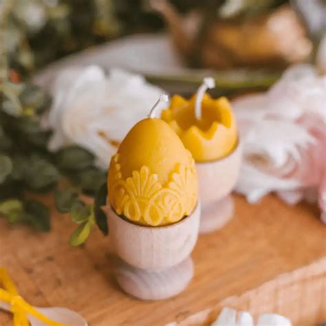 vaikiškos žvakės iš kiaušinio lukšto