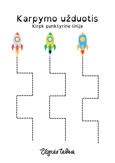 Schema, kaip lavinti koordinaciją.