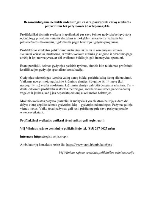 Vaikų registracijos į darželį sistema