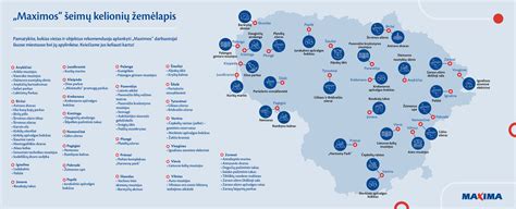 JYSK parduotuvių tinklo žemėlapis Lietuvoje