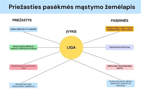 Mąstymo žemėlapis, padedantis vaikams sisteminti informaciją