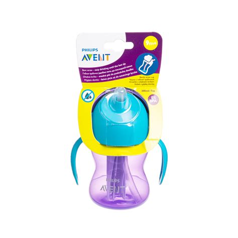 Philips Avent gertuvė su šiaudeliu ir drakoniuko formos dangteliu