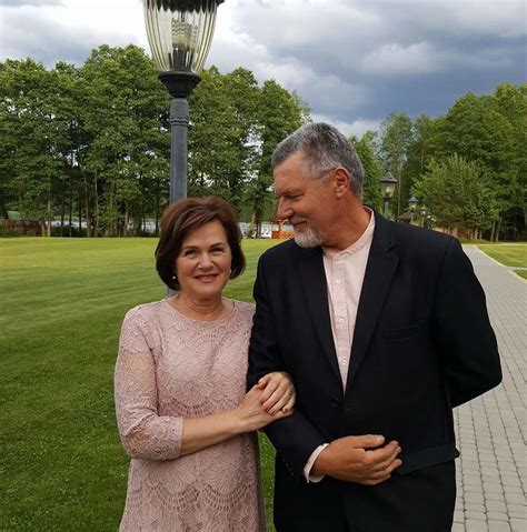 Algirdas Amšiejus su žmona Dalia
