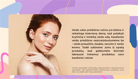 infografika: odos priežiūros taisyklės