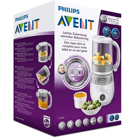 Philips Avent garintuvas-trintuvas su paruoštu kūdikio maistu