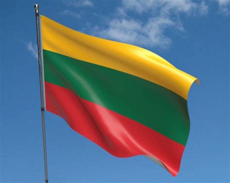 Lietuvos vėliavos spalvų girlianda