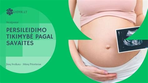 Savaiminio persileidimo klasifikacija pagal nėštumo laiką