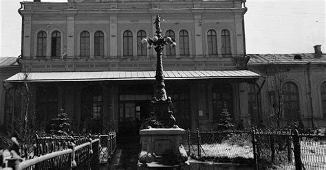 Istorinė nuotrauka, vaizduojanti seną vaikų ligoninę