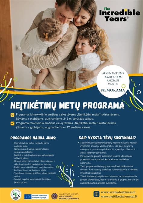Žemėlapis: Programos „Neįtikėtini metai“ plėtra Lietuvoje