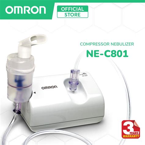 Visas Omron NE-C801 KD inhaliatoriaus komplektas su priedais