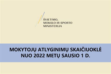 mokytojų atlyginimų struktūra