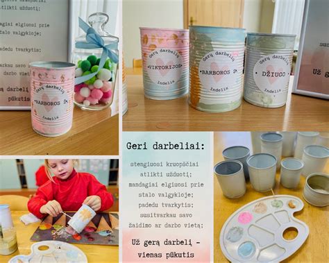 projektų vykdymas darželyje naudojant antrines žaliavas