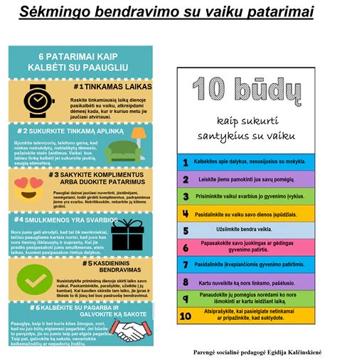 bendravimo su vaiku metodika