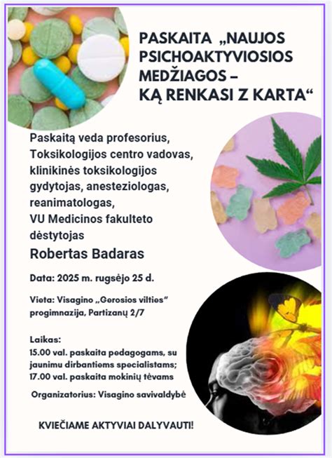 Įvairios psichoaktyviosios medžiagos