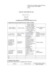 Diagrama, iliustruojanti pedagoginės veiklos vertinimo kriterijus