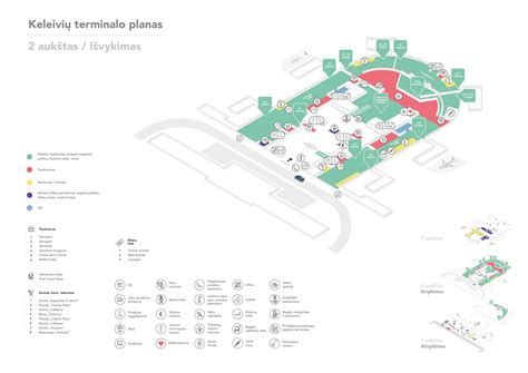 Vilniaus oro uosto terminalo schema