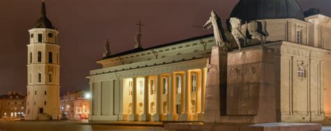 Vilniaus senamiesčio ir Katedros aikštės vaizdas