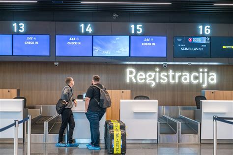 oro uosto bagažo registracija
