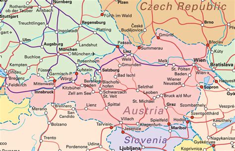 Lavinų pavojaus žemėlapis Austrijoje