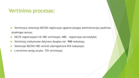 Mokyklų vertinimo procesas